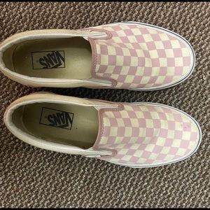 Checkered Pink Vans